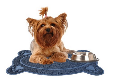 أغذية الحيوانات الأليفة حصيرة للماء